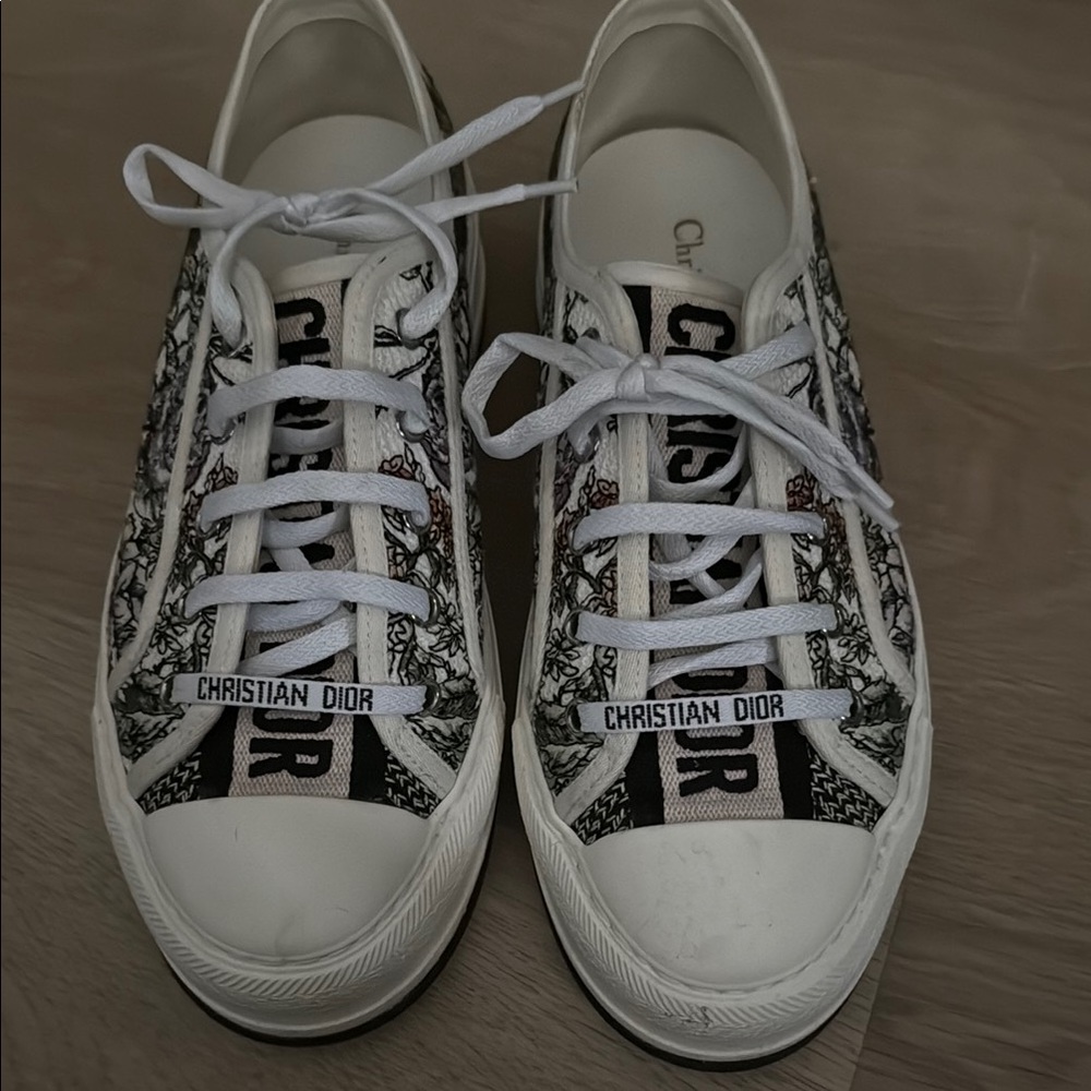 Dior Floral White Sneakers
